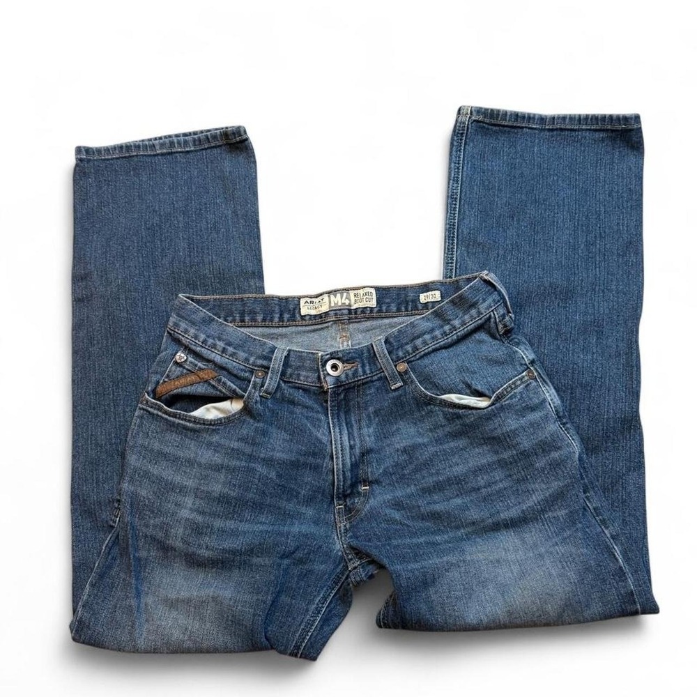 Ariat legacy m4 relaxed boot cut denim workwear blue jeans size 29x30